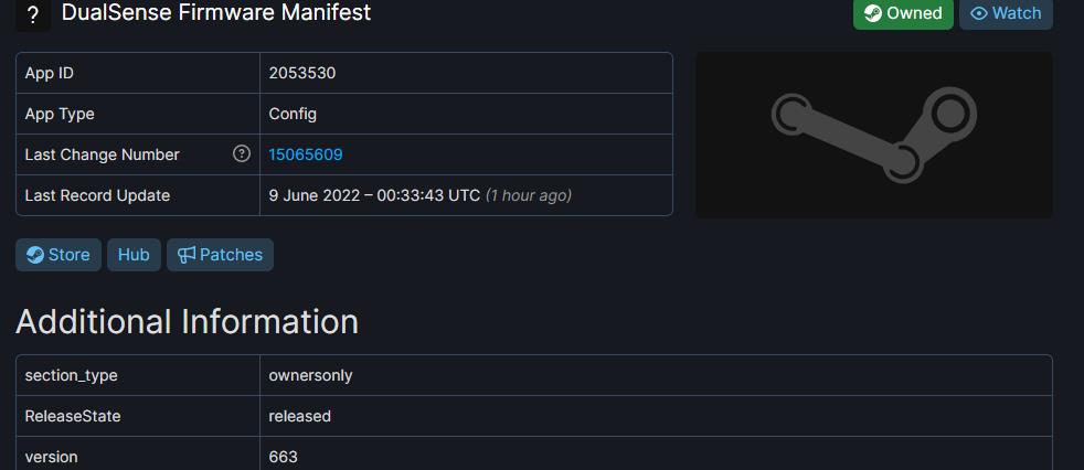 DualSense固件列表在Steam背景Steam中可用，或将适应PS5手柄。