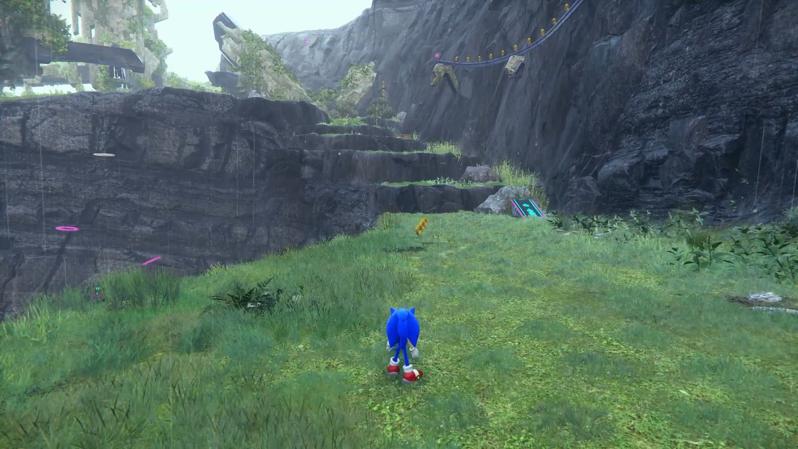 《索尼克：边境》5分钟真机演示看Sonik爬檐走壁。