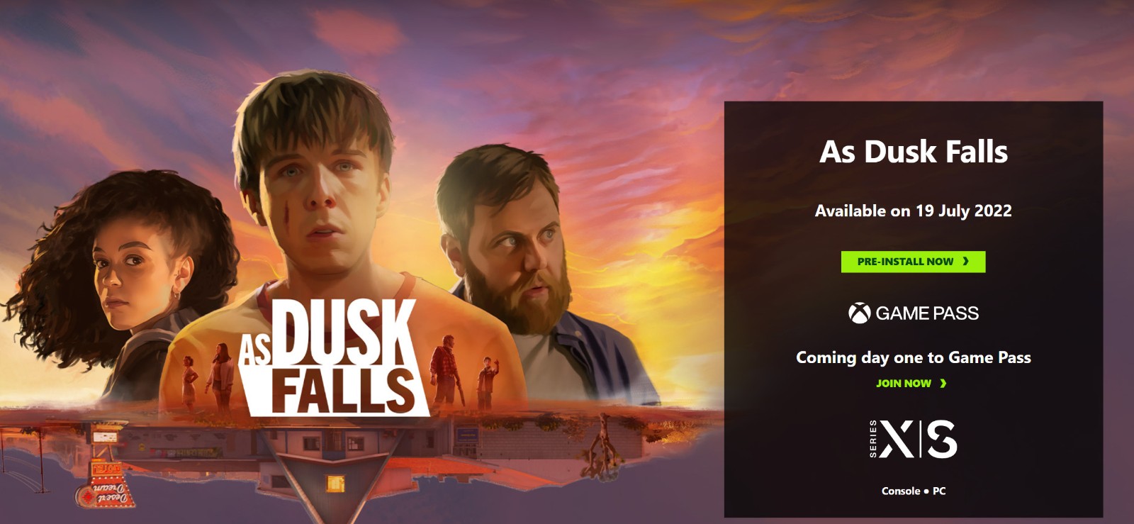 Xbox发布会:互动旁白《黄昏降临时》发布日期公布