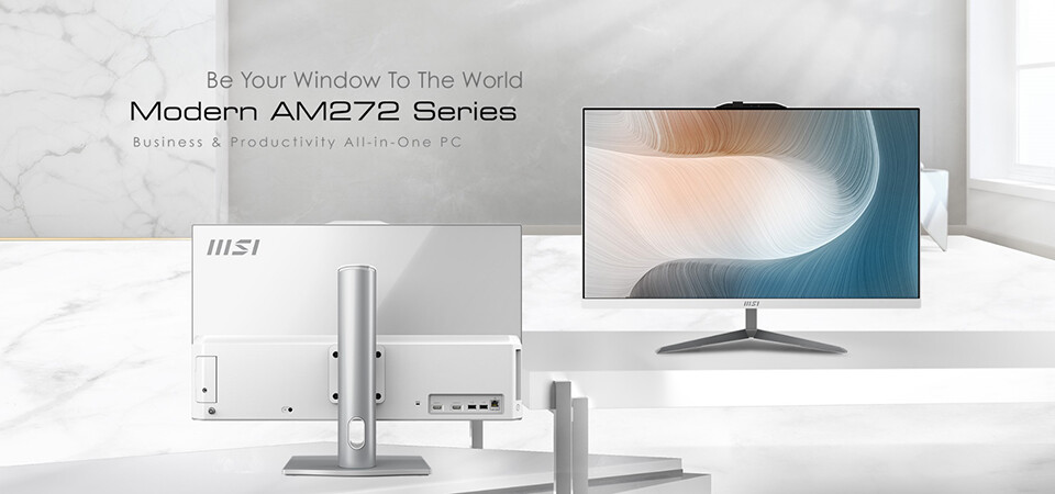 微星发布现代AM272系列一体机，最高可选i7-1260P