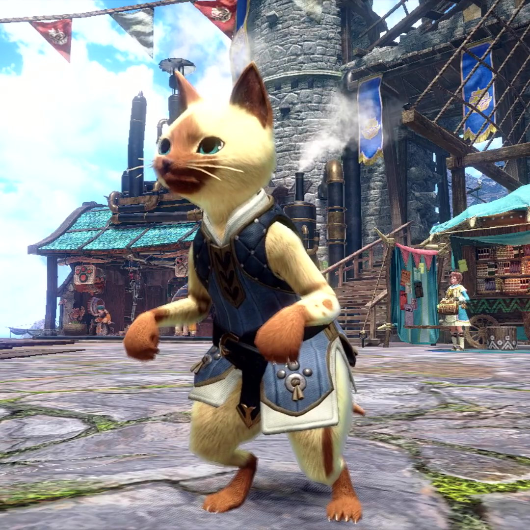 《怪物猎人崛起：曙光》附加内容Elgard系列猫狗