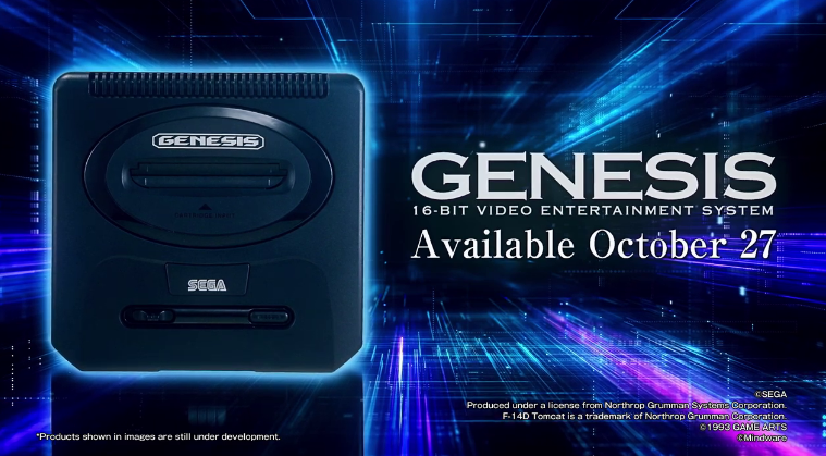 世嘉MDMini2主机包含游戏宣传片，10月27日上市。