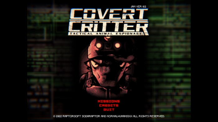 MGS风幕《Covert Critter》能力出众的壁虎主角免费放生