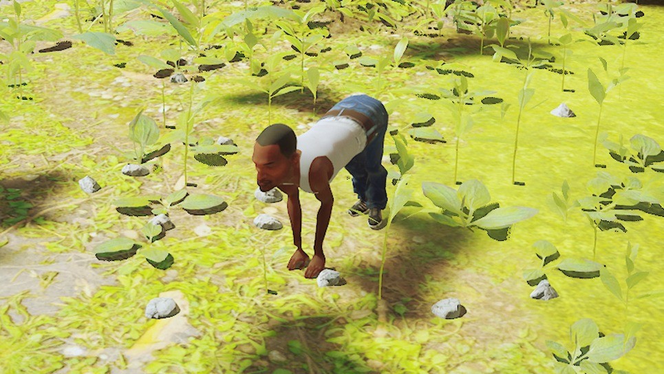 《迷失》被Mod玩坏的猫换成了《GTA：SA》主角