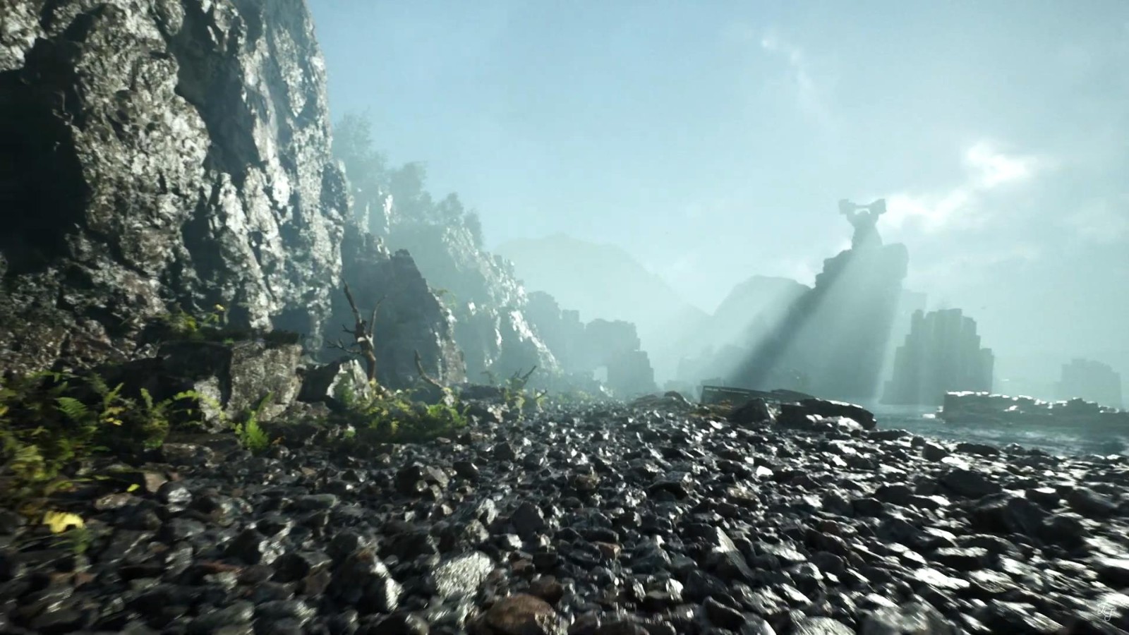 5虚幻再现《龙腾世纪3》风暴海岸检查站很美。