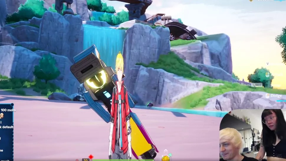 《幻塔》海外版出现搞笑bug。游戏角色变成造纸工。