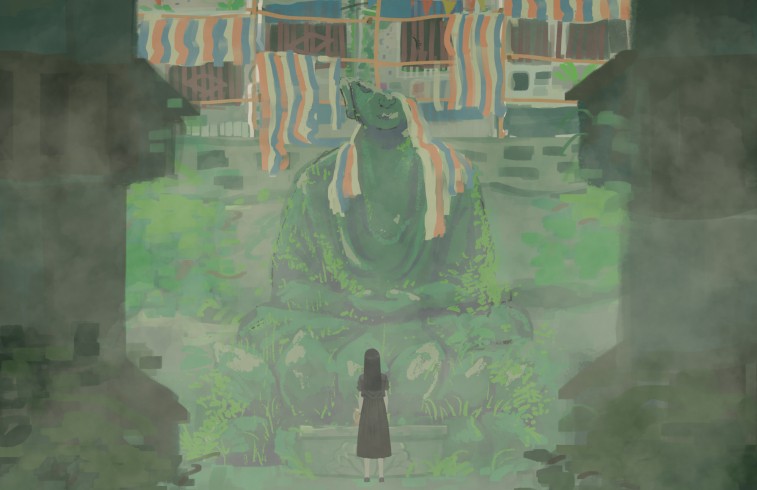 《三伏》制作方已经完成了最期待的一个场景:无头大佛。