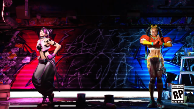 《街头霸王6》韩蛛俐·金伯利之战的开场演示片已经公开。