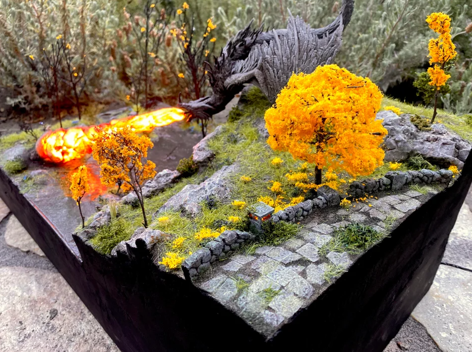 玩建《艾尔登法环》场景模型没问题，终极还原，忘恩负义者对战龙Yakir。