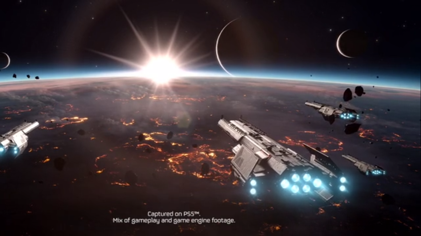 《绝地潜兵2》泄露的预告片段图片取自PS5。