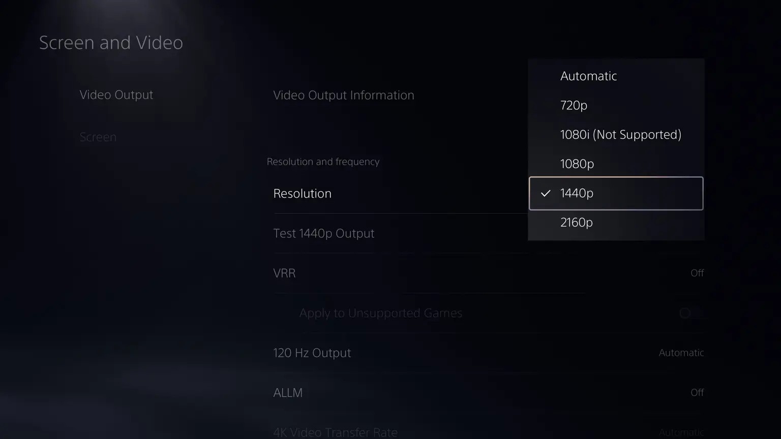 PS5推出新版本，系统升级支持1440p分辨率输出。