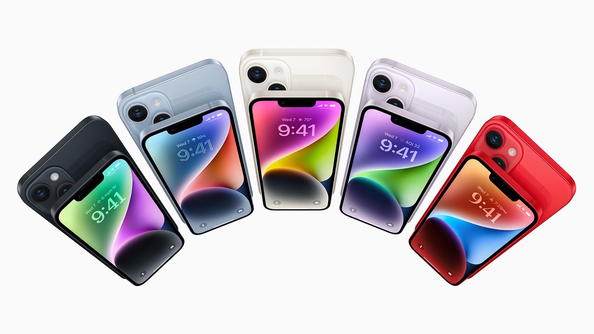 苹果iPhone14所有型号的内存容量都配备了6GB内存。
