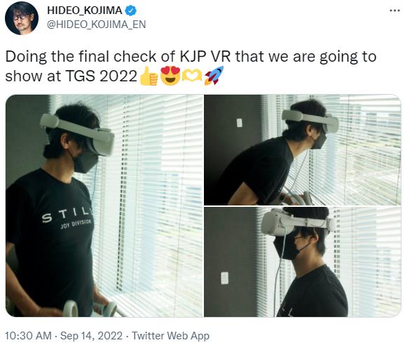 测试KJPVR东京游戏展在小岛秀夫宣布