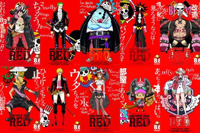 海贼王《Flim Red》日本八周拿票房冠军，赚的比吉卜力|1@5277.com还多|
