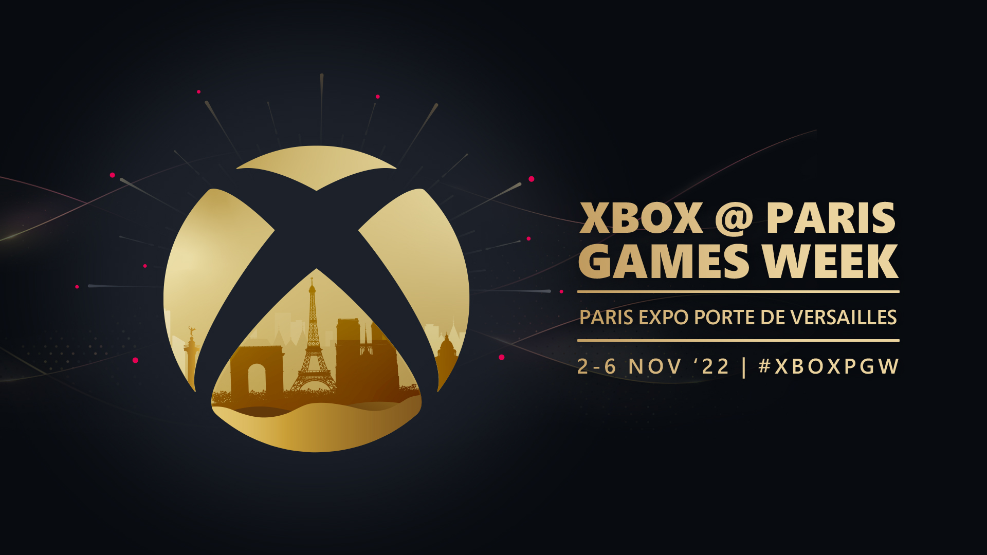 Xbox宣布参加11月2日开幕的巴黎游戏周展会。