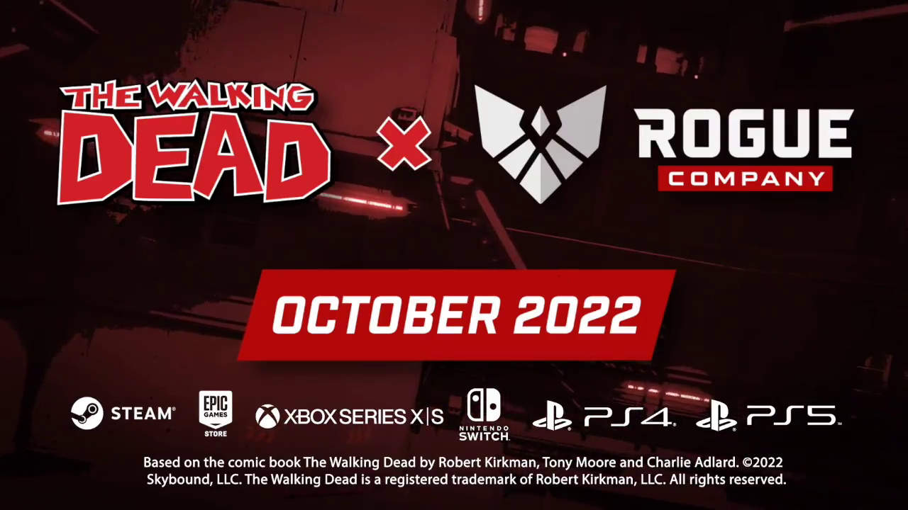 免费游戏《Rogue Company》将于10月18日与《行尸走肉》同时开放。