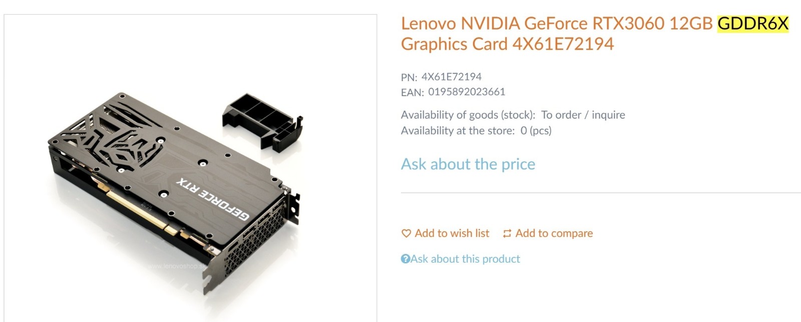 RTX3060还将推出GDDR6X显存版本。