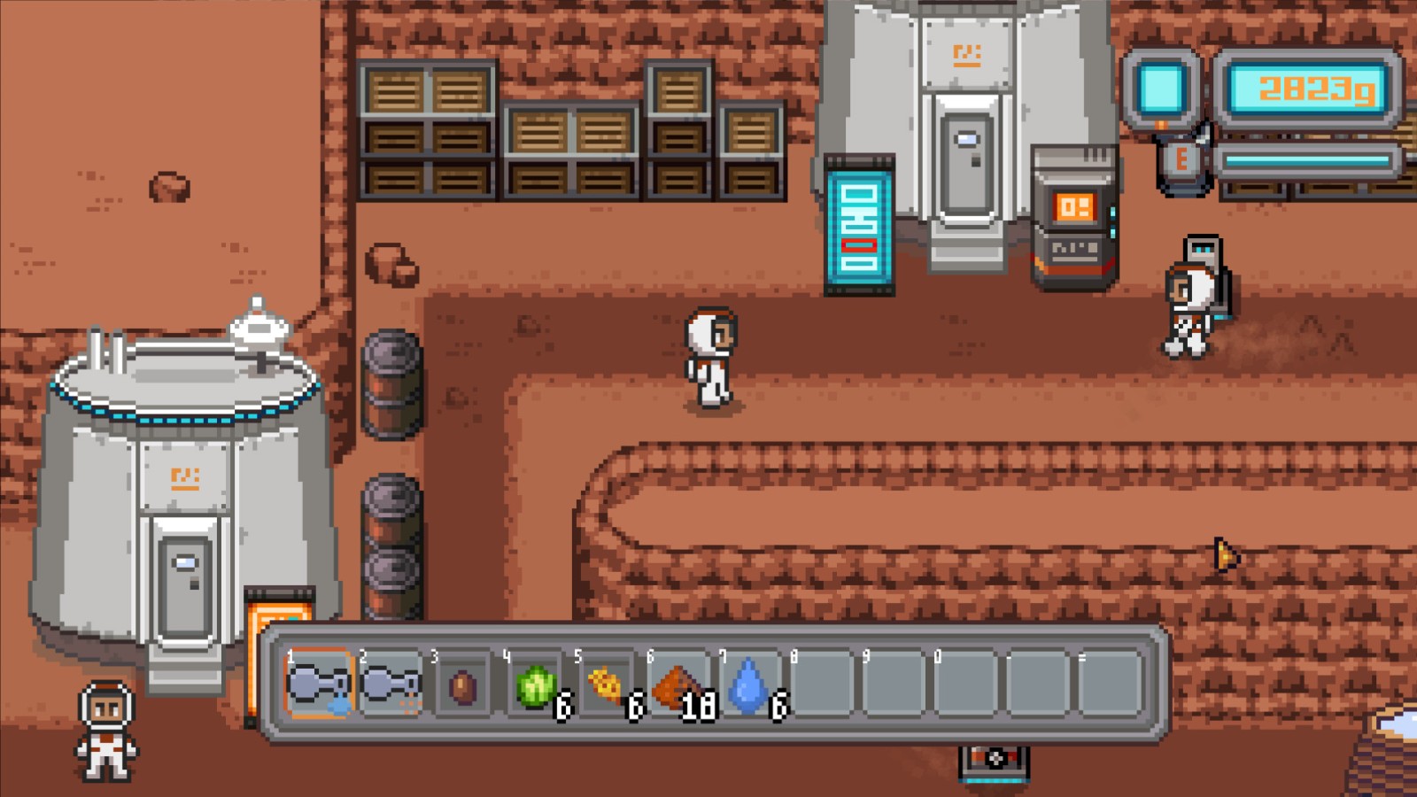 火星农耕模拟游戏《火星基地》现已在Steam发售，支持中文。
