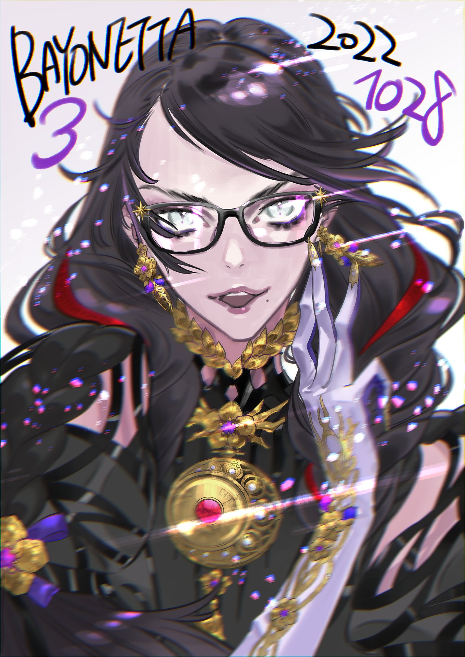《猎天使魔女3》出售，河图宣布是角色设计师岛崎玛丽自己画的。