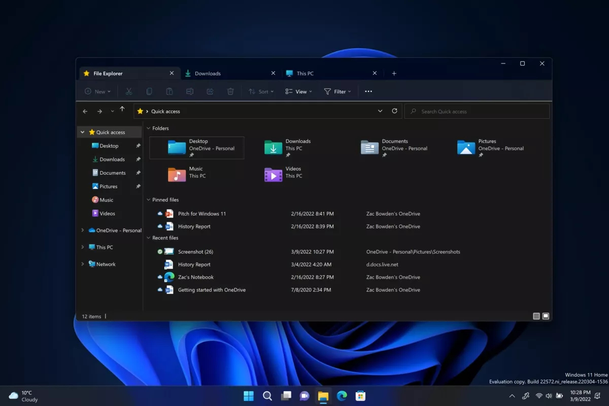 Windows11正式版“时刻1”已经推送。