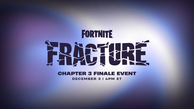 《堡垒之夜》第三章要结束了。12月4日将举行一场特别活动。