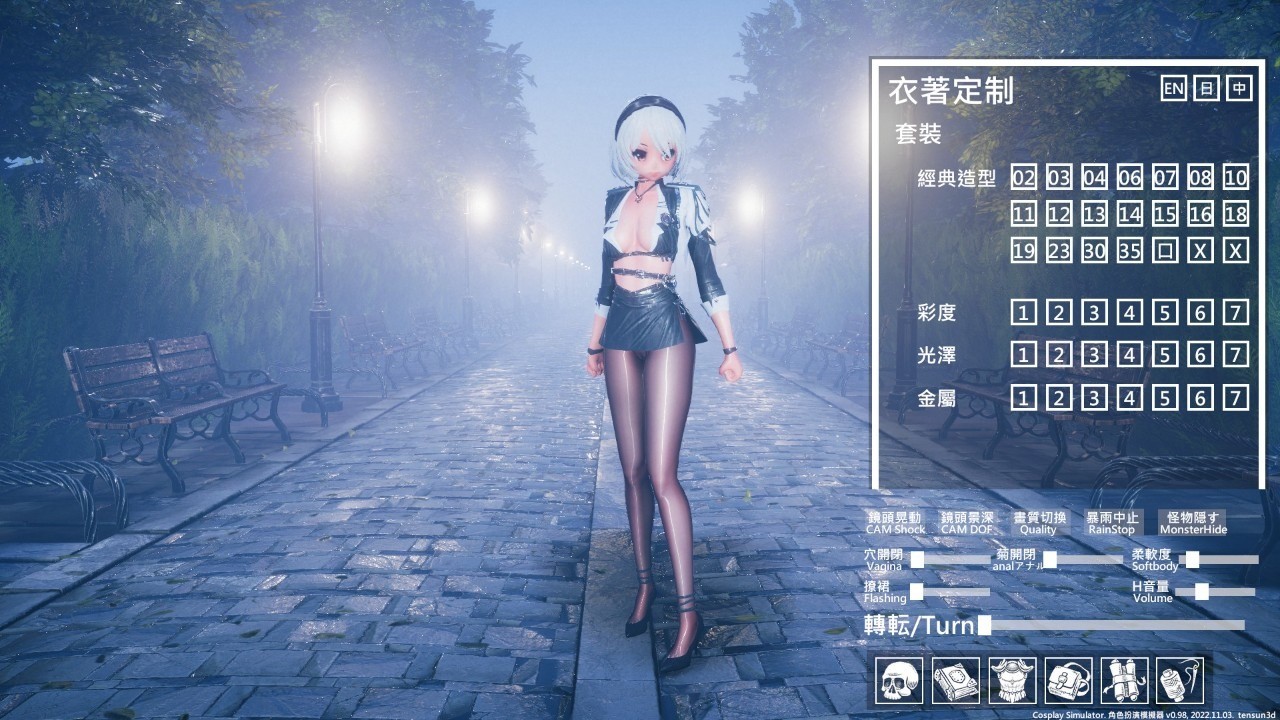 《Cosplay模拟器》Steam版可以解锁各种绅士场景。