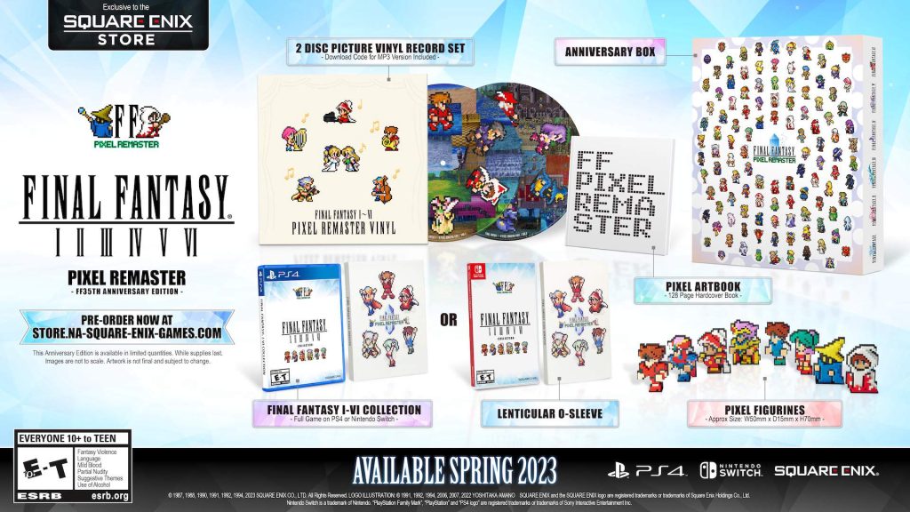 《最终幻想像素重制版》明年春天登陆PS4和Switch