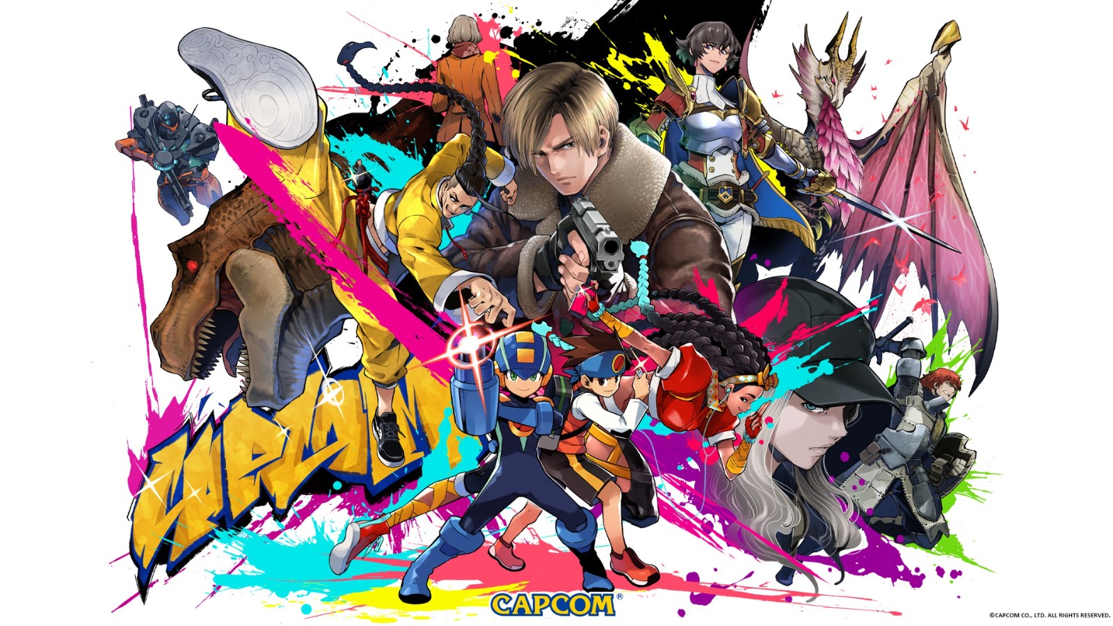 Capcom进行在线问卷调查，填写问卷，就可以限定壁纸