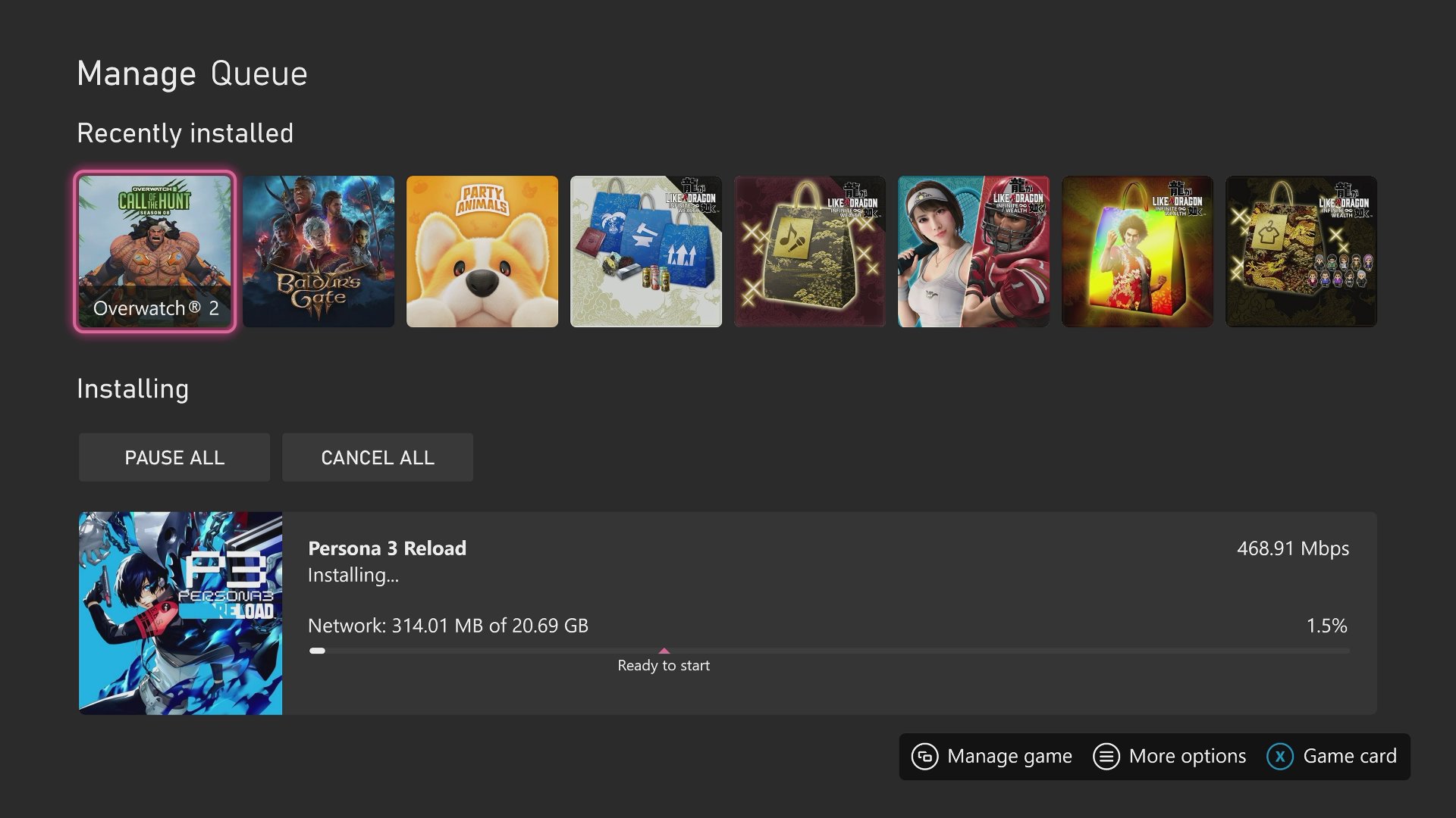 《女神异闻录3：Reload》Xbox版本现已提供预加载

