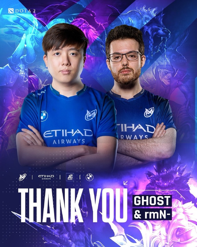 《DOTA2》尼格玛人员调整位置3或4，以光速离开。
