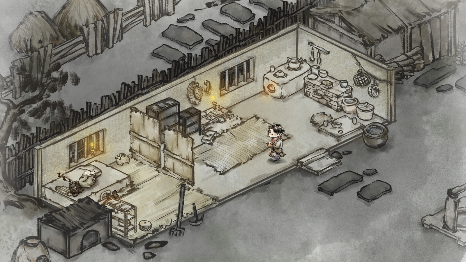 生存模拟游戏《汉尘：腐草为萤》Q2在STeam上发布
