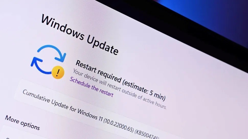 Win11可能不再需要频繁重新启动才能进行安全更新
