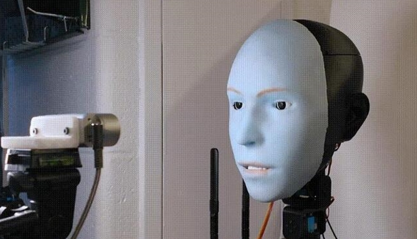哥伦比亚大学研究小组开发了面部机器人，可以照镜子并模仿人类表情
