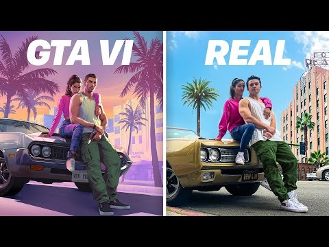 上帝修复，细节全！粉丝们用现实场景重现《GTA6》预告片
