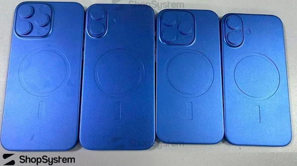 最新型号iPhone16全型号曝光标准版，后期照片变化很大
