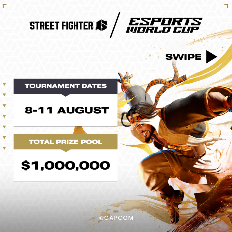 电子竞技世界杯：CS2、星际争霸2、ApexHeroes、StreetFighter6奖金公布
