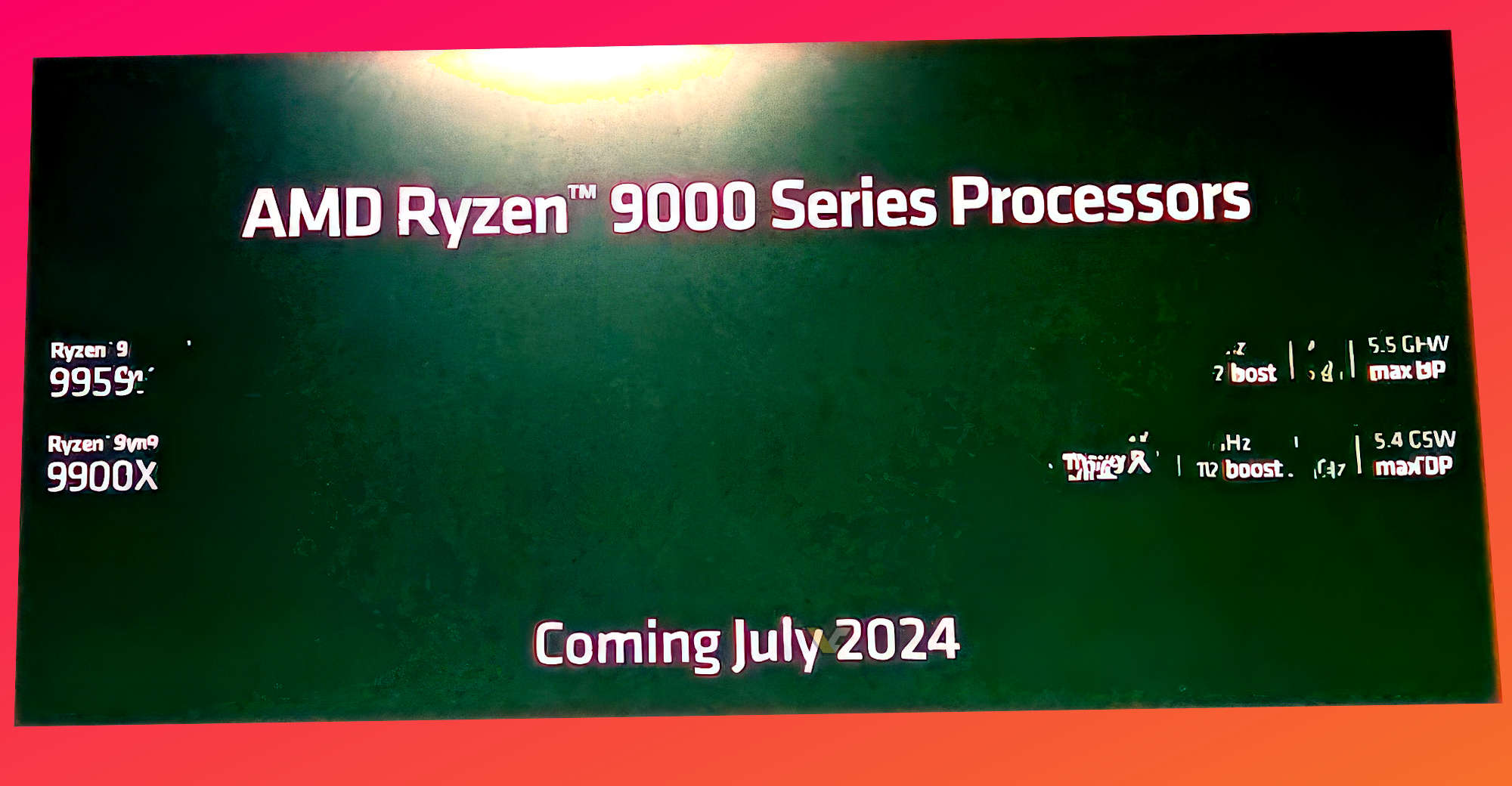 AMDRyzen9000系列处理器将于7月上市
