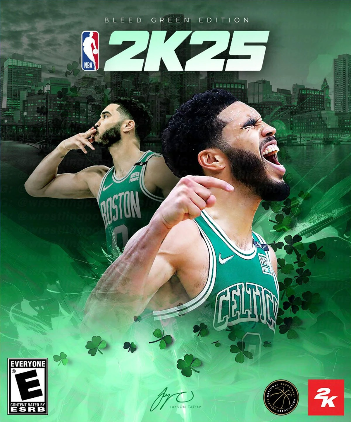 《NBA 2K25》暗示塔图姆可能成为新一代封面明星
