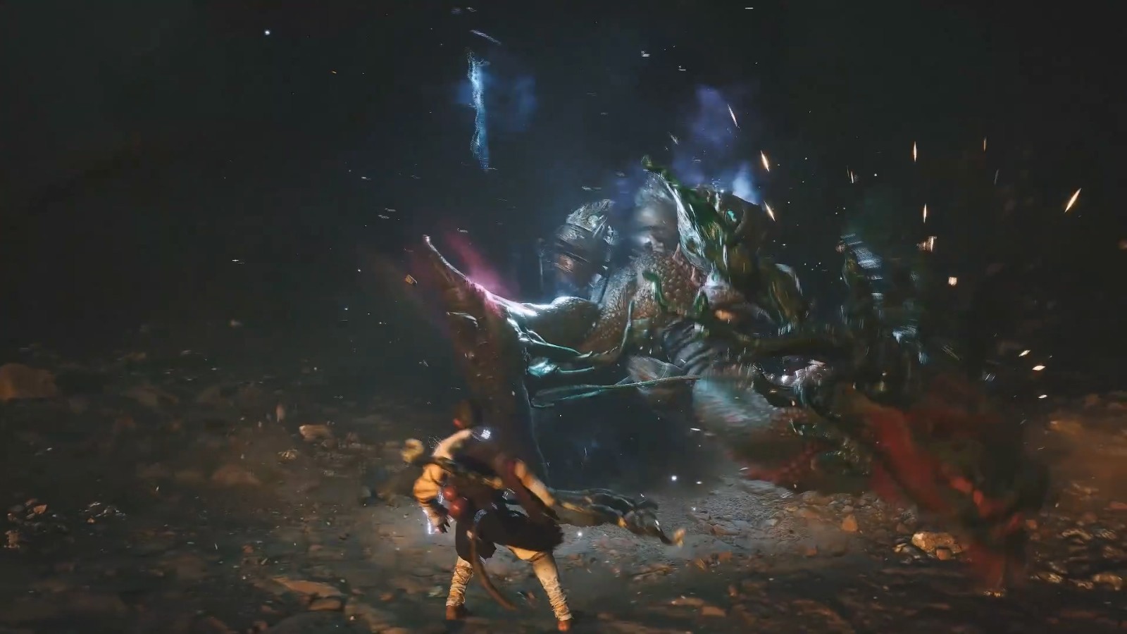 《黑神话：悟空》隐藏Boss“红须龙”战斗演示
