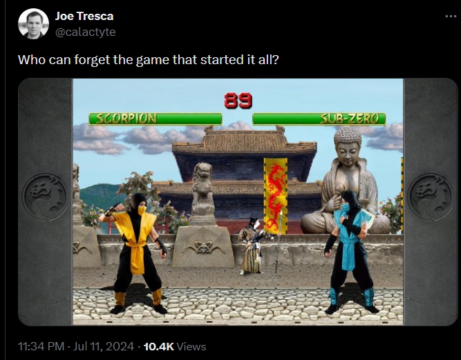 游戏开发商暗示《真人快打》的复制品可能正在开发中
