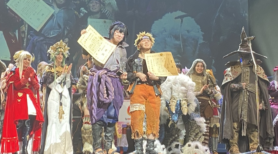 世界COSPLAY大会结束日本队凭借火影忍者夺得第一名
