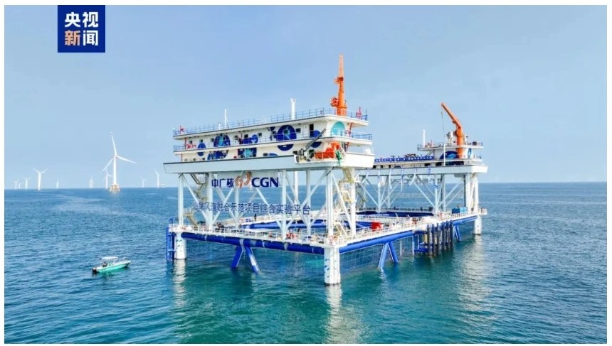 首个“风钓一体化”海洋牧场投入运营，既能发电又能养鱼
