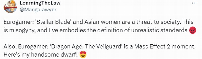 外媒称《星刃》女主角身材假《龙腾世纪4》捏脸时很帅
