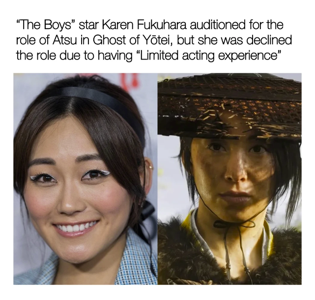 据说《黑袍纠察队》日本女演员试镜《羊蹄山之鬼》被拒绝
