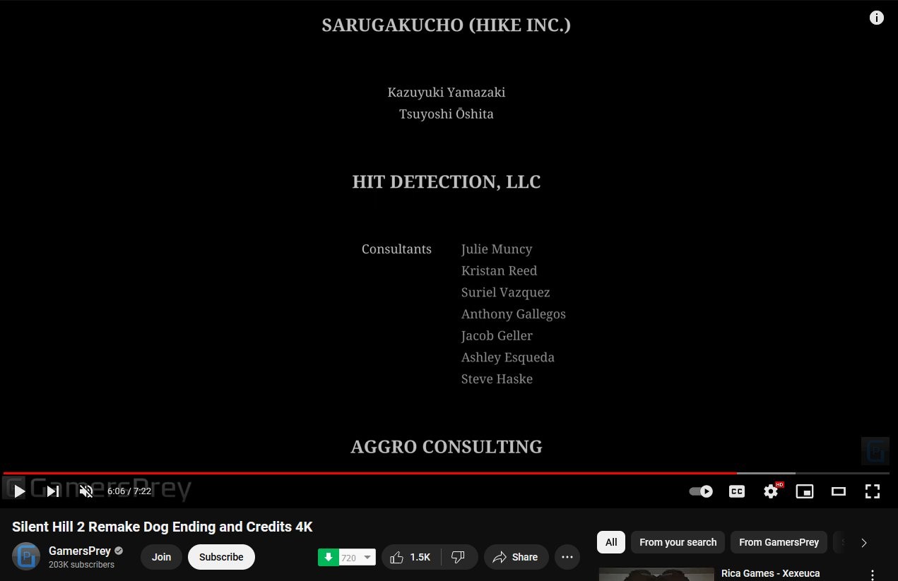 《寂静岭2：重制版》影片结尾出现ZZZQ公司玩家：看男性面孔的女性就知道了
