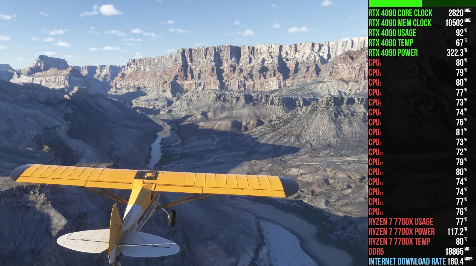 《微软飞行模拟2024》带宽要求高达每小时81GB
