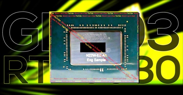 NVIDIARTX5080移动图形处理器首次亮相！GDDR7必须用于整个系统
