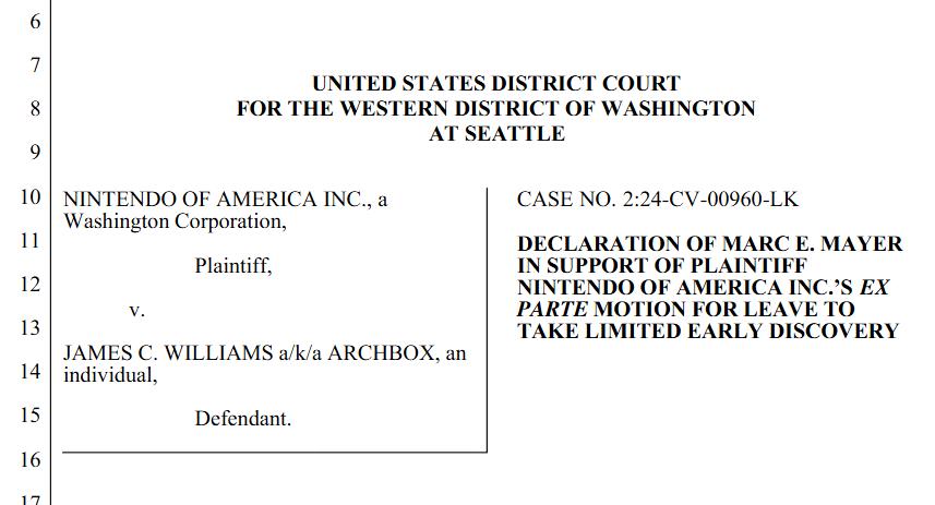 任天堂正在追捕Switch盗版案的其他成员
