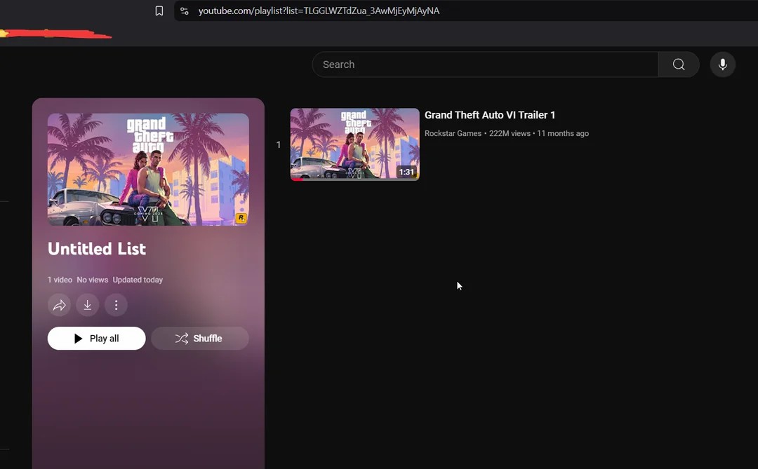 RStarUpdate《GTA6》YouTube播放列表的第二部预告片即将发布？
