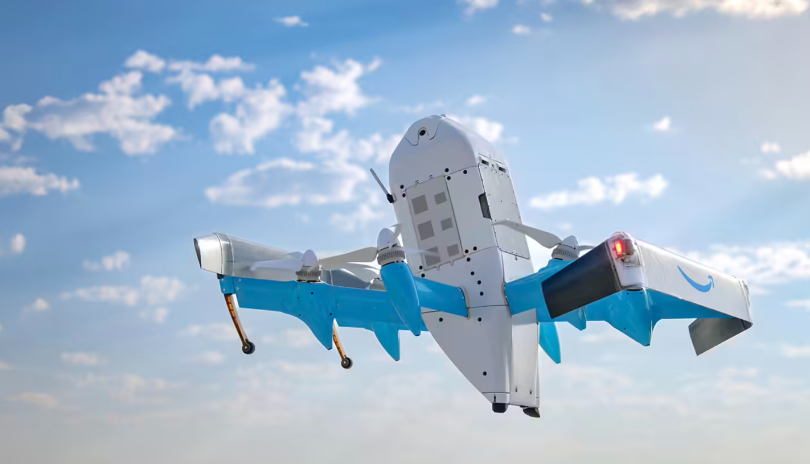 亚马逊在美国以外的市场推出首款无人机送货，并在意大利成功测试空运
